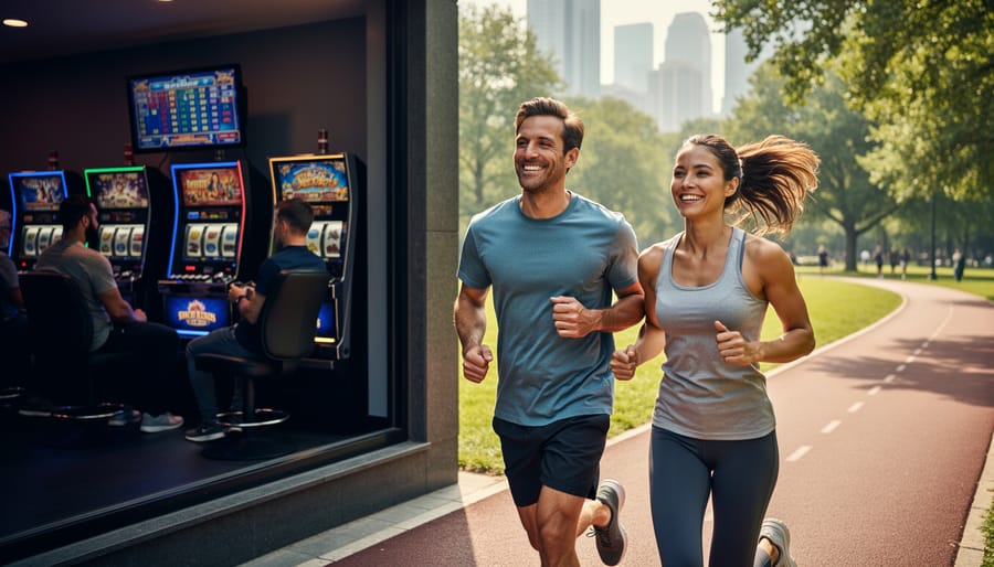 Person doing yoga exercise at home promoting healthy lifestyle habits